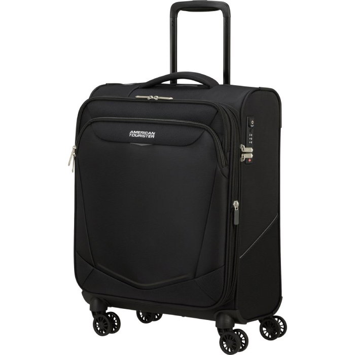 American Tourister Maleta de Cabina Summerride Spinner 55cm 55x40x23cm 4 Ruedas Negro